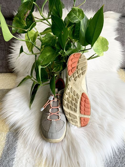 Ecco 40 szare sneakersy logo