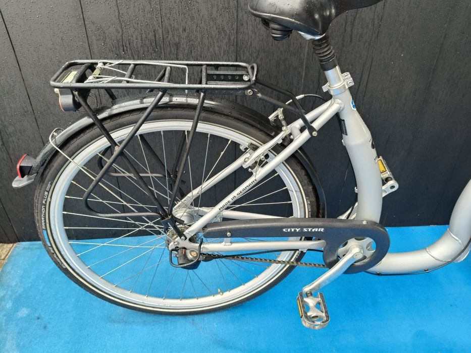 Rower damski Alu City Star 28cali Alu Niska rama Sram s7