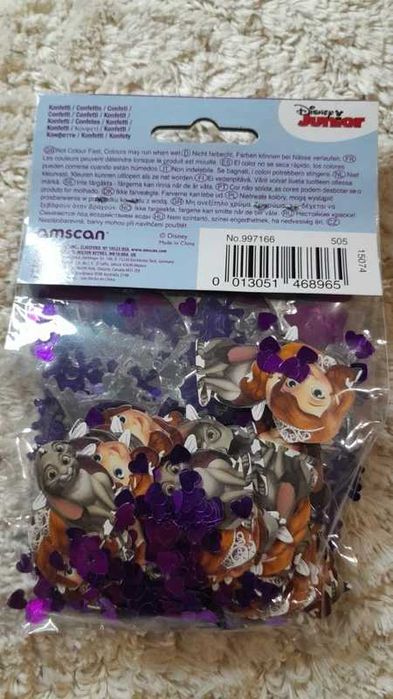 Nowe confetti Księżniczka Zosia Wyprzedaż !!