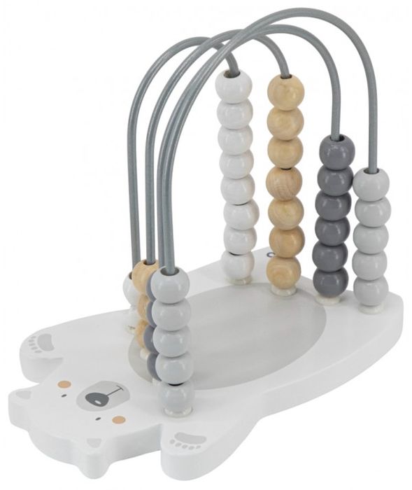 Ábaco Urso Polar em Madeira Tryco – Brinquedo Educativo Montessori