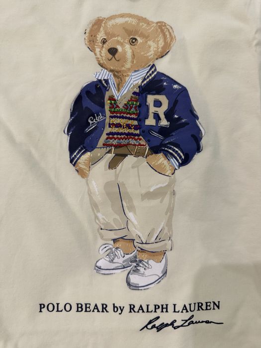 женская футболка из коллекции Polo Ralph Lauren с принтом Polo Bear