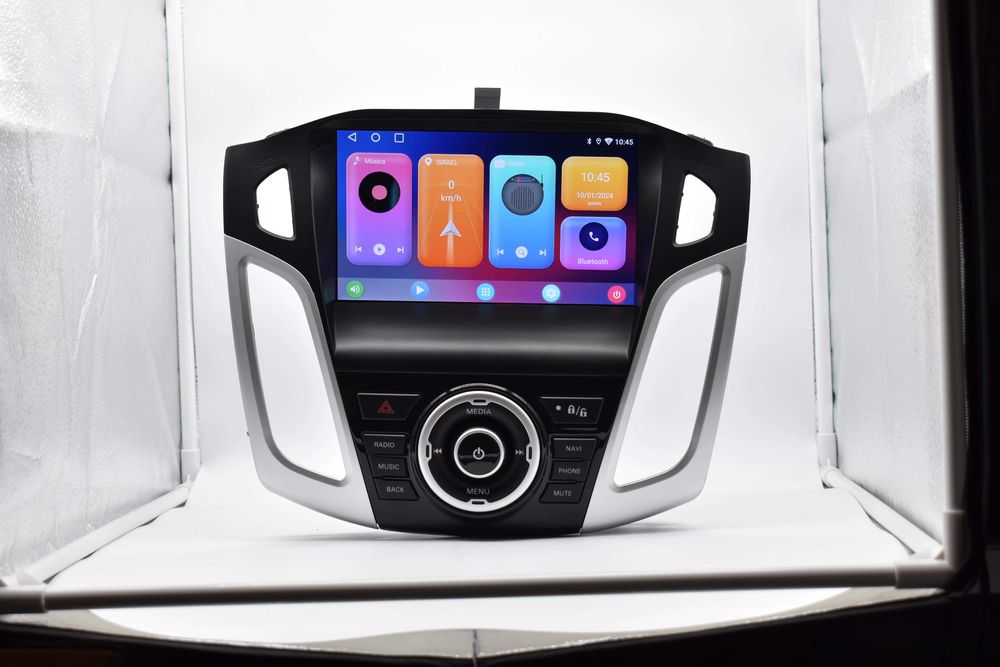 Rádio Android Ford Focus MK3 – 2011 a 2019  Bluetooth Carplay + câmara