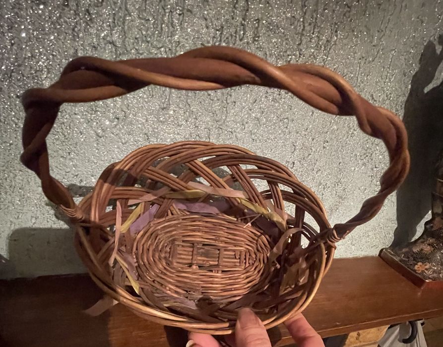 Dwa koszyki babcine z PRL