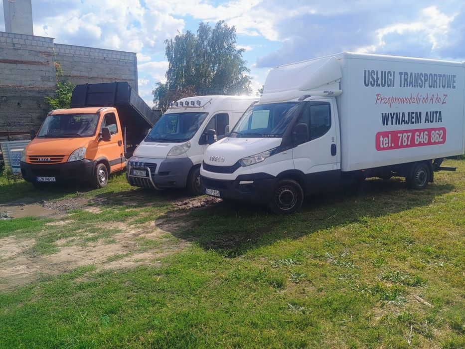 Usługi transportowe przeprowadzki transport itp