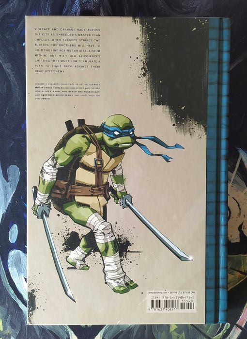 Livro Teenage Mutant Ninja Turtles IDW Collection Vol 3