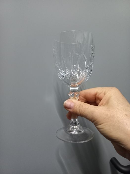 Serviço de copos de cristal