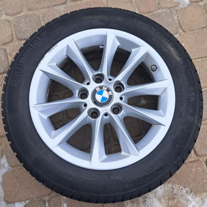 Alufelgi 16 cali 5 x 120 z oponami zimowymi   BMW
