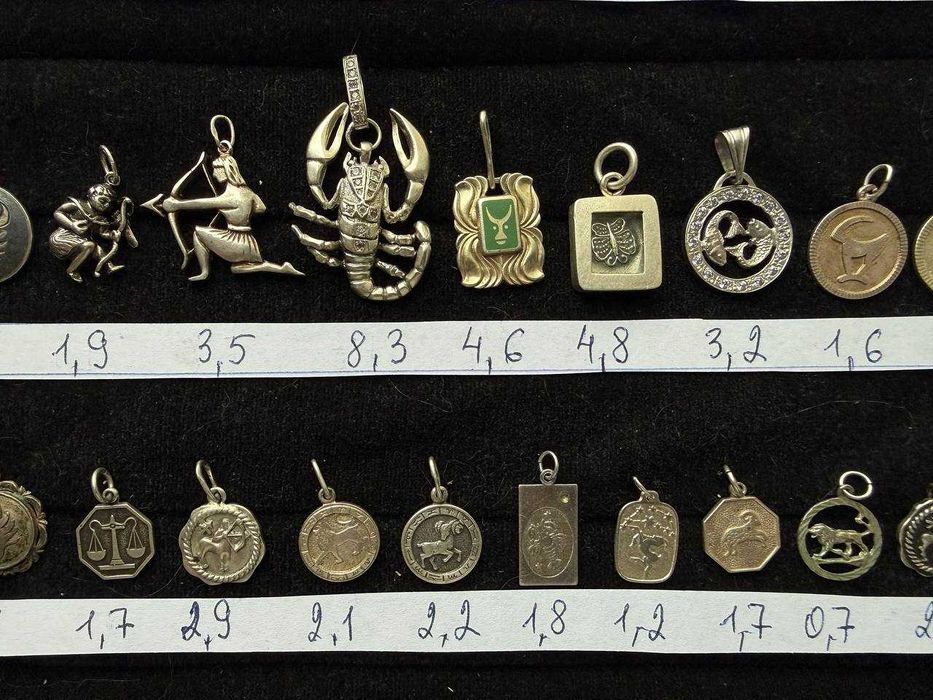 підвіски кулони -срібло (2)