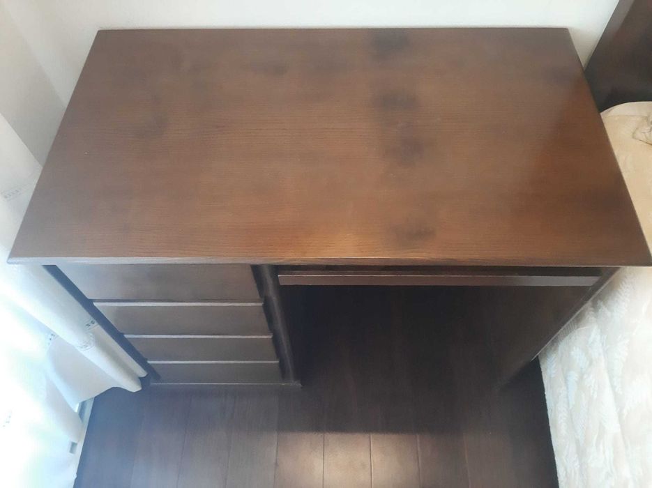 Secretária de Madeira Castanho