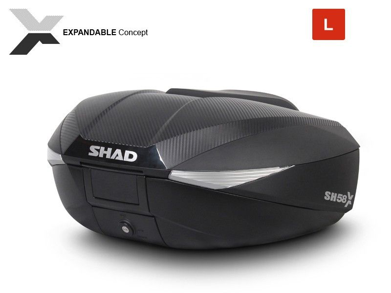 KUFER SHAD SH58X CARBON pojemniść reg. 46-50 litrów