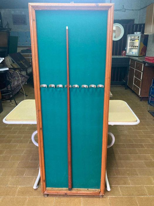 Taqueira de Bilhar Vintage para 8 Tacos – Madeira – 160 cm