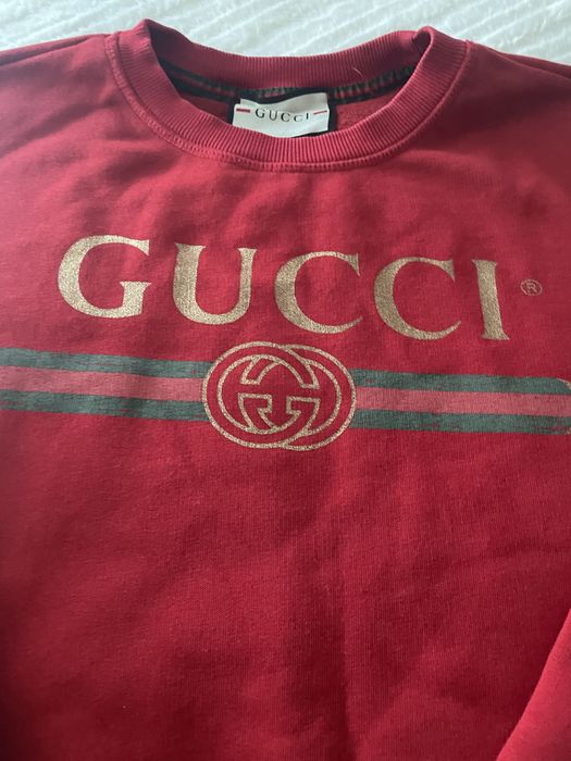 Bluza damska Gucci czerwona r.L