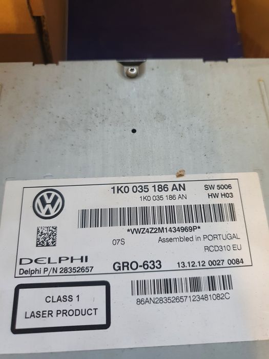 Магнітола Vw Passat7