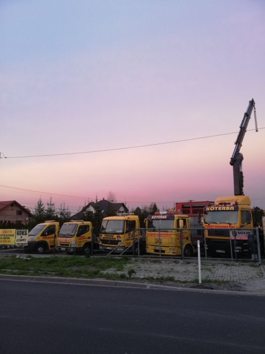 Pomoc Drogowa Transport Maszyn DO 15 T KOTERBA