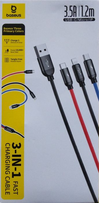 Кабель Baseus: Type C ; Lightning ; USB ; Micro