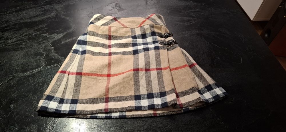 spódnica dziecięca, Burberry, plisowana spódnica, beżowa spódnica 7, 6