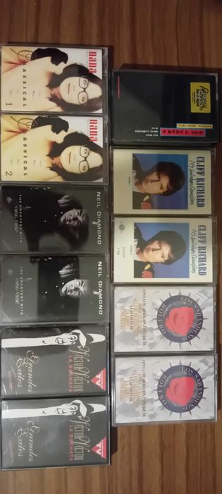 Cassetes de Música Grandes Êxitos Internacionais - Edições Top.