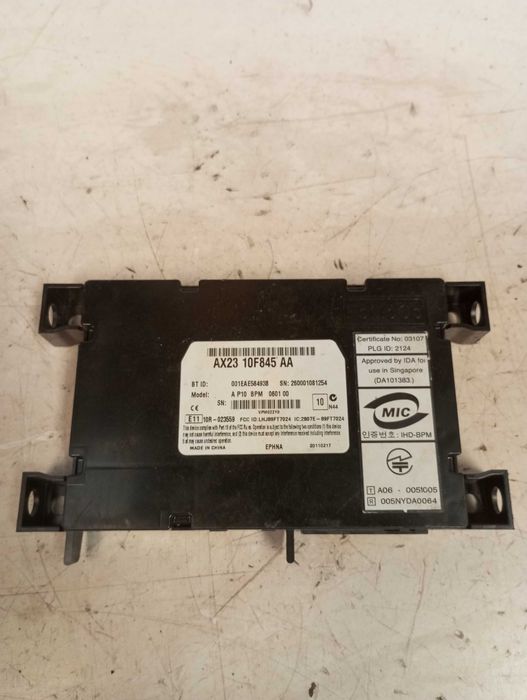 Módulo Centralina de Controlo Bluetooth Jaguar XF / Land Rover (AX2310F845AA)