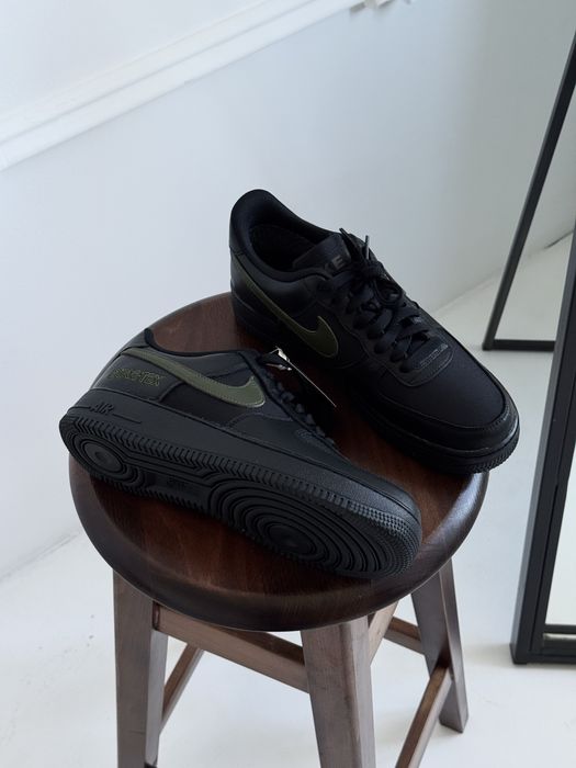 Оригинал Nike Air Force 1 Low Gore Tex Black Cargo Khaki (HV3959 010)