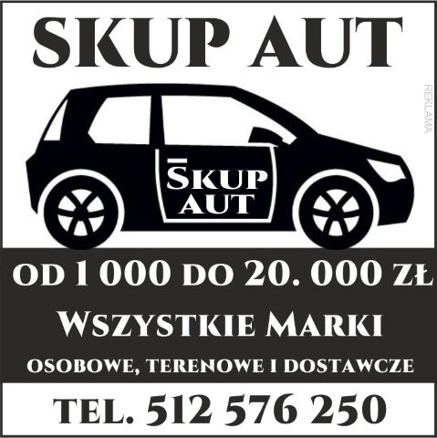 Skup aut od 1000 do 15.000zl