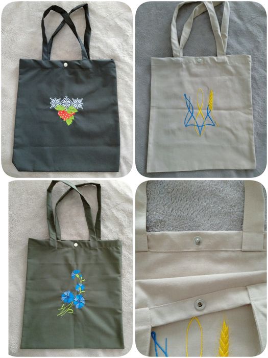 Еко-сумка,шопер з аплікацією