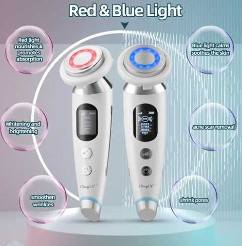 4 máquinas faciais para flacidez, rugas, acne poros etc