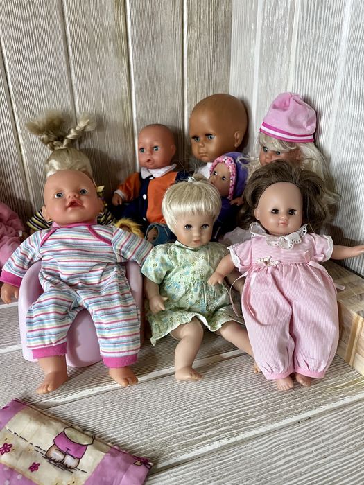 Ляльки та пупси європейських брендів Kathe Kruse, Zapf, Bayer