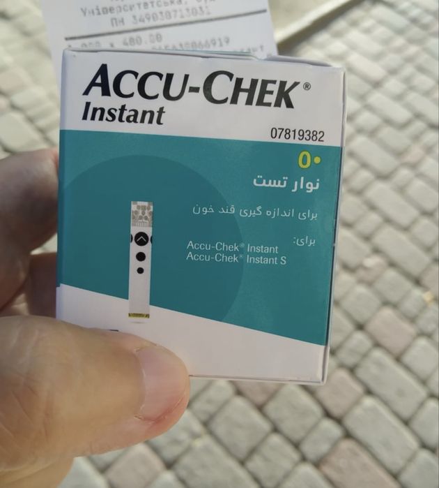 тест-смужок Accu-Chek Instant (Акку-Чек Інстант) кількістю 50 штук