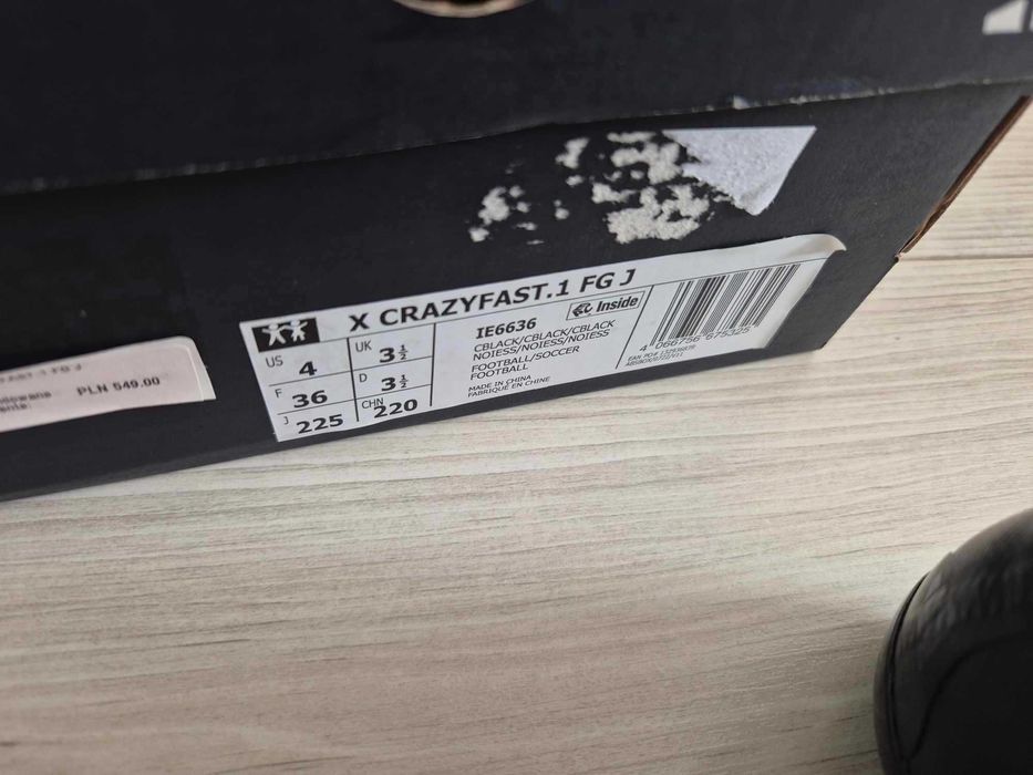 HIT PROMOCJA profesjonalne korki adidas X Crazyfast.1 FG IE6636 r. 36