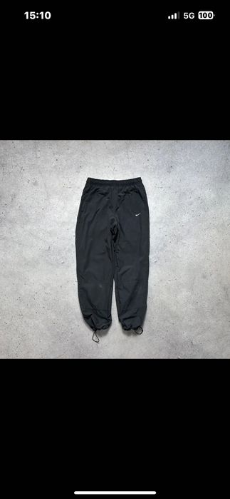Nike Track Pants Nylon Baggy Drill Y2K Swoosh Vintage Hype