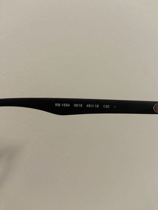 Okulary, oprawki Ray-ban dla chłopca, dziecka czarne