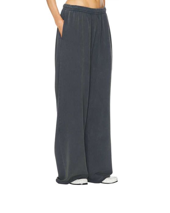 Штани Acne Studios Felly Gothic Logo Sweatpant Ocean Blue