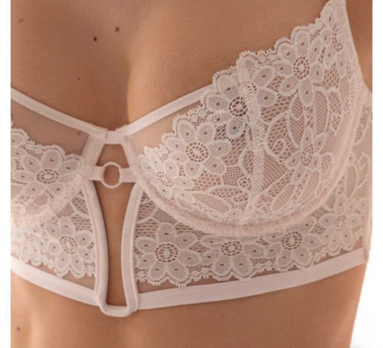 Jasmine. Бюстгальтер бюст'є— ELIF, колір: пудра. 75 B. Новий.