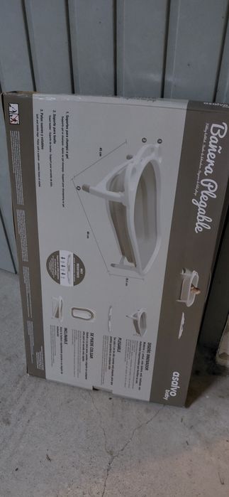 Banheira bebé dobrável