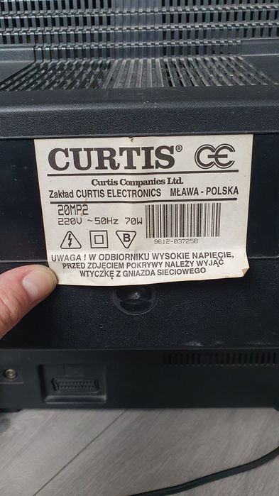 Telewizor curtis kineskopowy