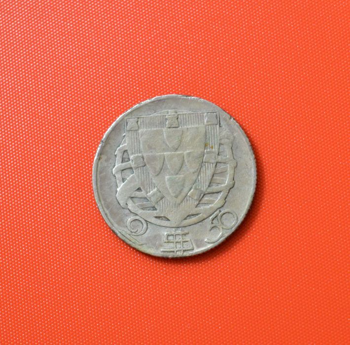 2,50 Escudos 1937 - prata - R A R A