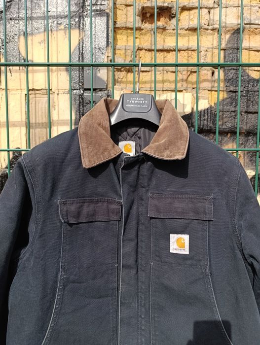Винтажная рабочая куртка carhartt traditional coat duck made in usa