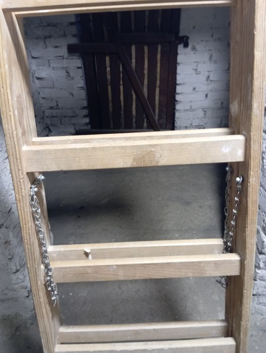 Drewniana drabina Dekra