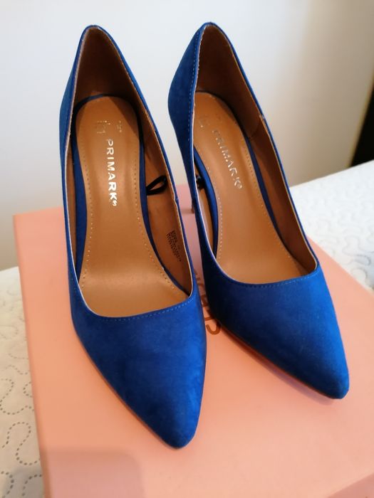 Sapato camurça azul