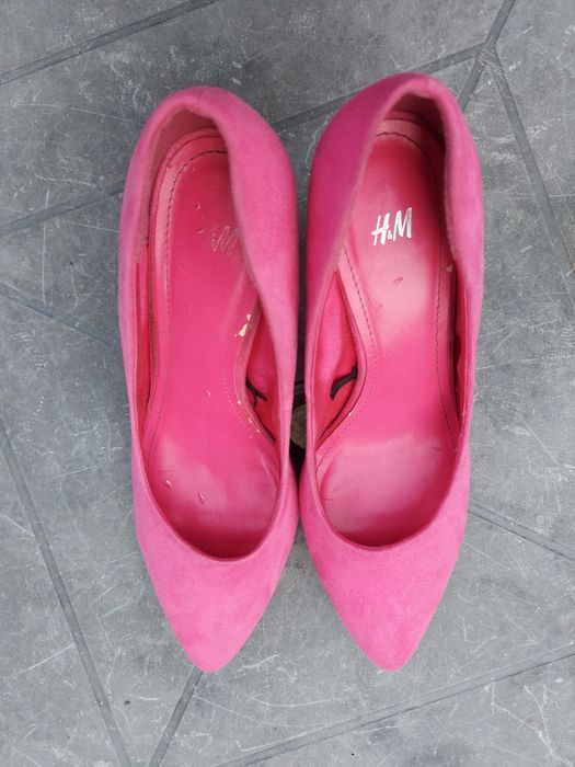 Buty na obcasie czółenka szpilki eleganckie H&M rozmiar 37