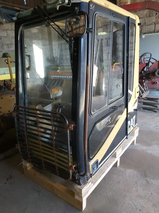Kabina Cat 315, szyba - części