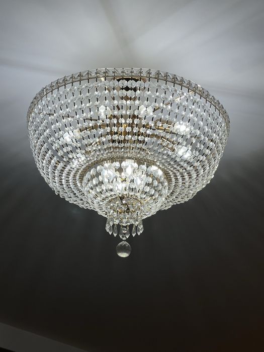 Żyrandol duży glamour