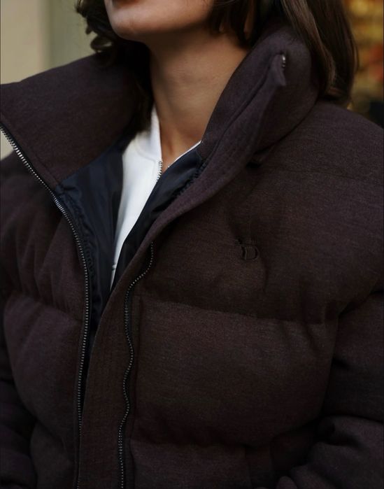 Пуховик коричневий yudibo