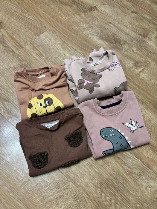 4 светри/світшоти/реглани Sinsay, розмір 92-98