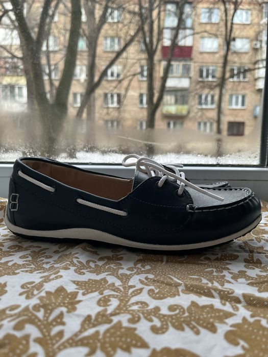 Шкіряні топсайдери Geox,  39 розмір