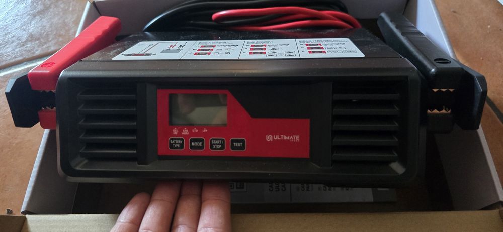 Carregador de bateria inteligente Parkside 12v
