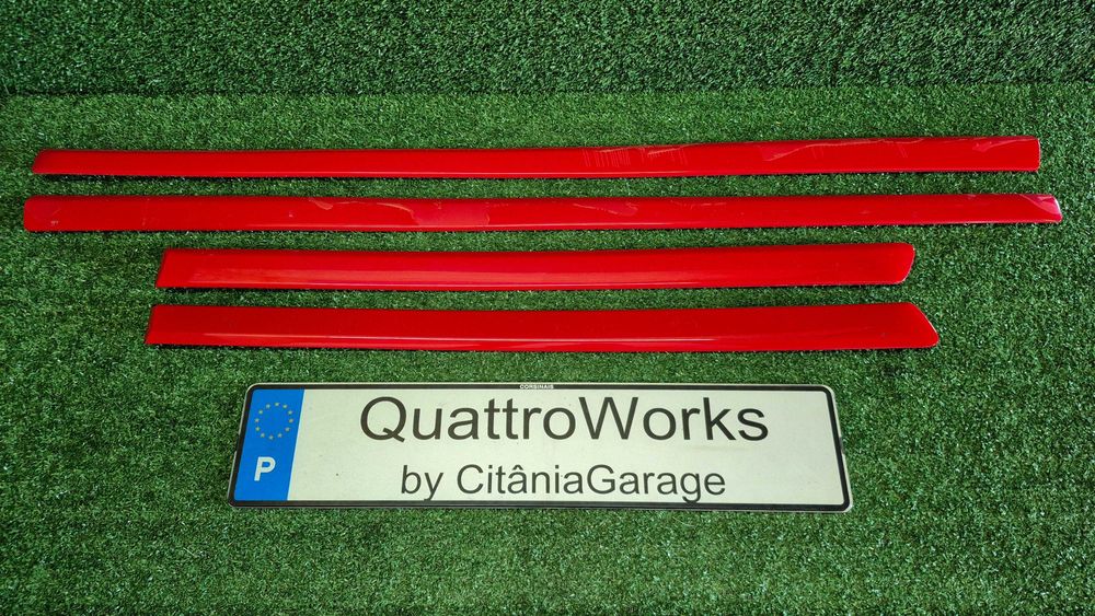 Frisos Exteriores Portas Audi A4 B6 B7 8E 2000 a 2008 Originais Excelente Estado