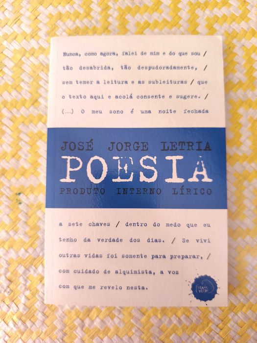 José Jorge Letria 
Coração sem abrigo / Produto Interno Lírico