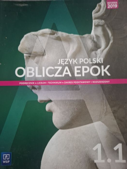 Język polski oblicza epok 1.1 1.2  klasa 1 liceum technikum