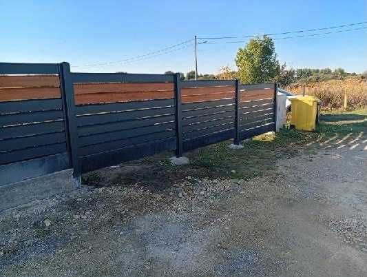 Ogrodzenie aluminiowe brama furtka żaluzja romb Dekor